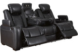 VIKTOR Black 86" Wide Power Reclining Sofa
