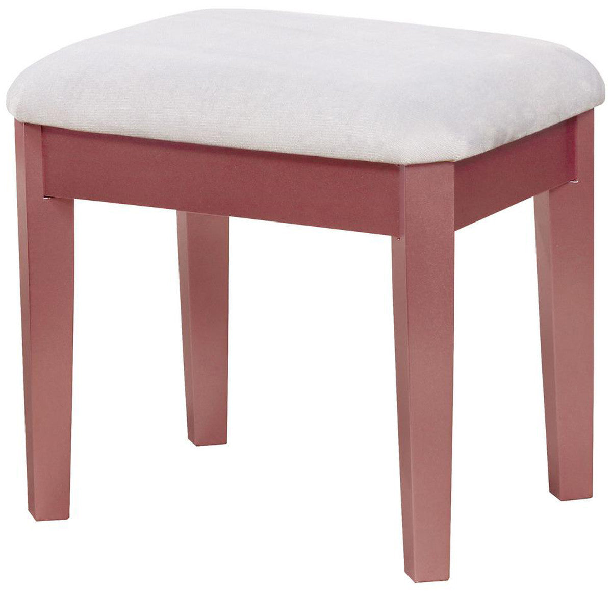 VIRGINIA Mirrored Pink 43" Wide Vanity with Stool