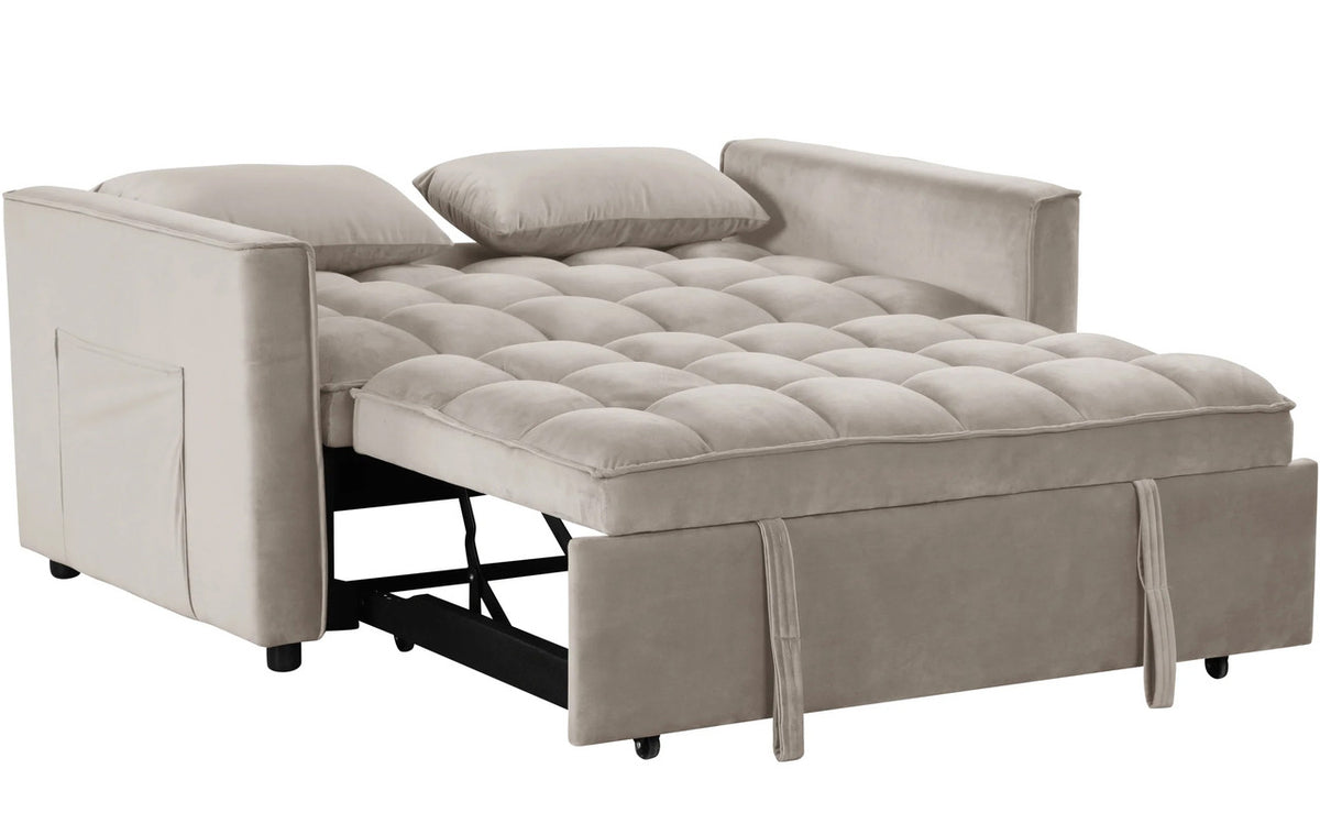 WAILEA Beige 55" Wide Sofa Sleeper
