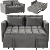 WAILEA Gray 55" Wide Sofa Sleeper
