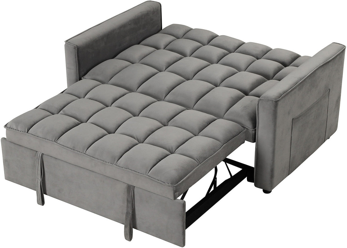 WAILEA Gray 55" Wide Sofa Sleeper