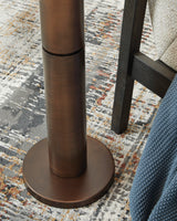 WALDORF Antique Copper 18" x 62" Height Floor Lamp