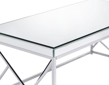 WALTZER  Mirrored 47" Wide Coffee Table