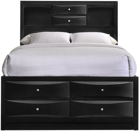 WATSON Black 56" Height Storage Platform Bed