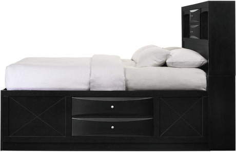 WATSON Black 56" Height Storage Platform Bed