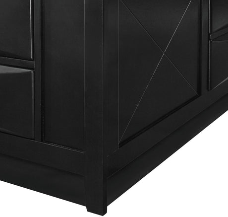 WATSON Black 56" Height Storage Platform Bed