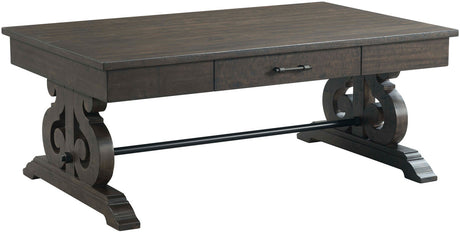 WESTIN Walnut 3 Piece Storage Table Set
