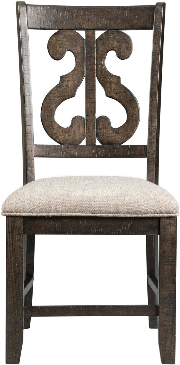 WESTIN Walnut Scroll 20" Wide Chair