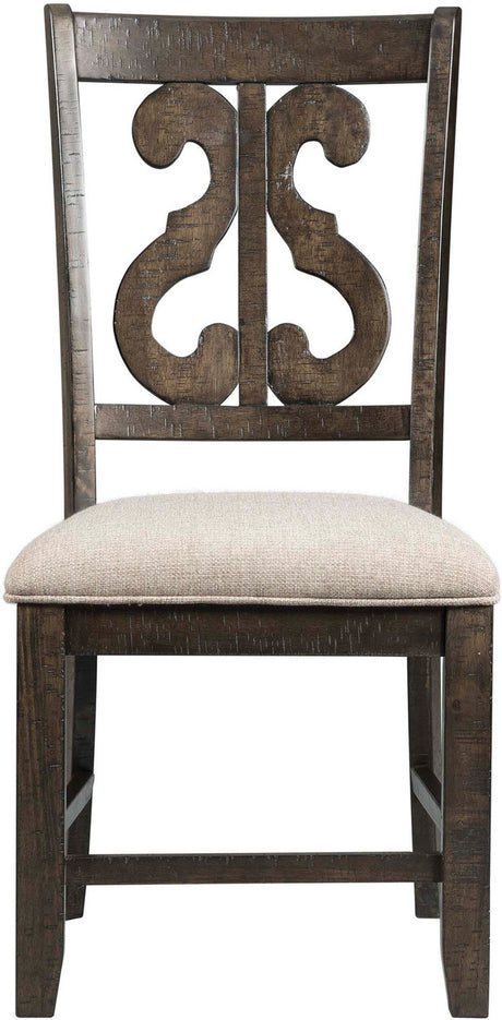 WESTIN Walnut Scroll 20" Wide Chair