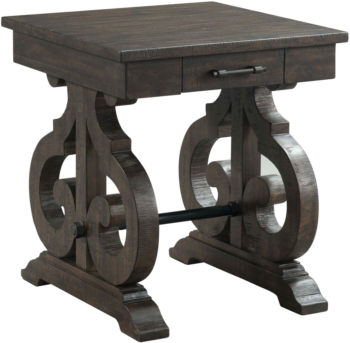 WESTIN Walnut 3 Piece Storage Table Set