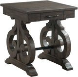 WESTIN Walnut 3 Piece Storage Table Set