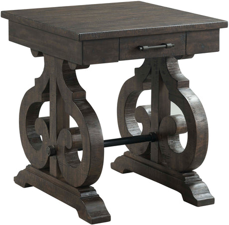 WESTIN Walnut 3 Piece Storage Table Set