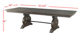 WESTIN Walnut 112" Wide Dining Table