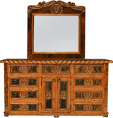 WESTON 84" Wide Dresser with Cowhide
