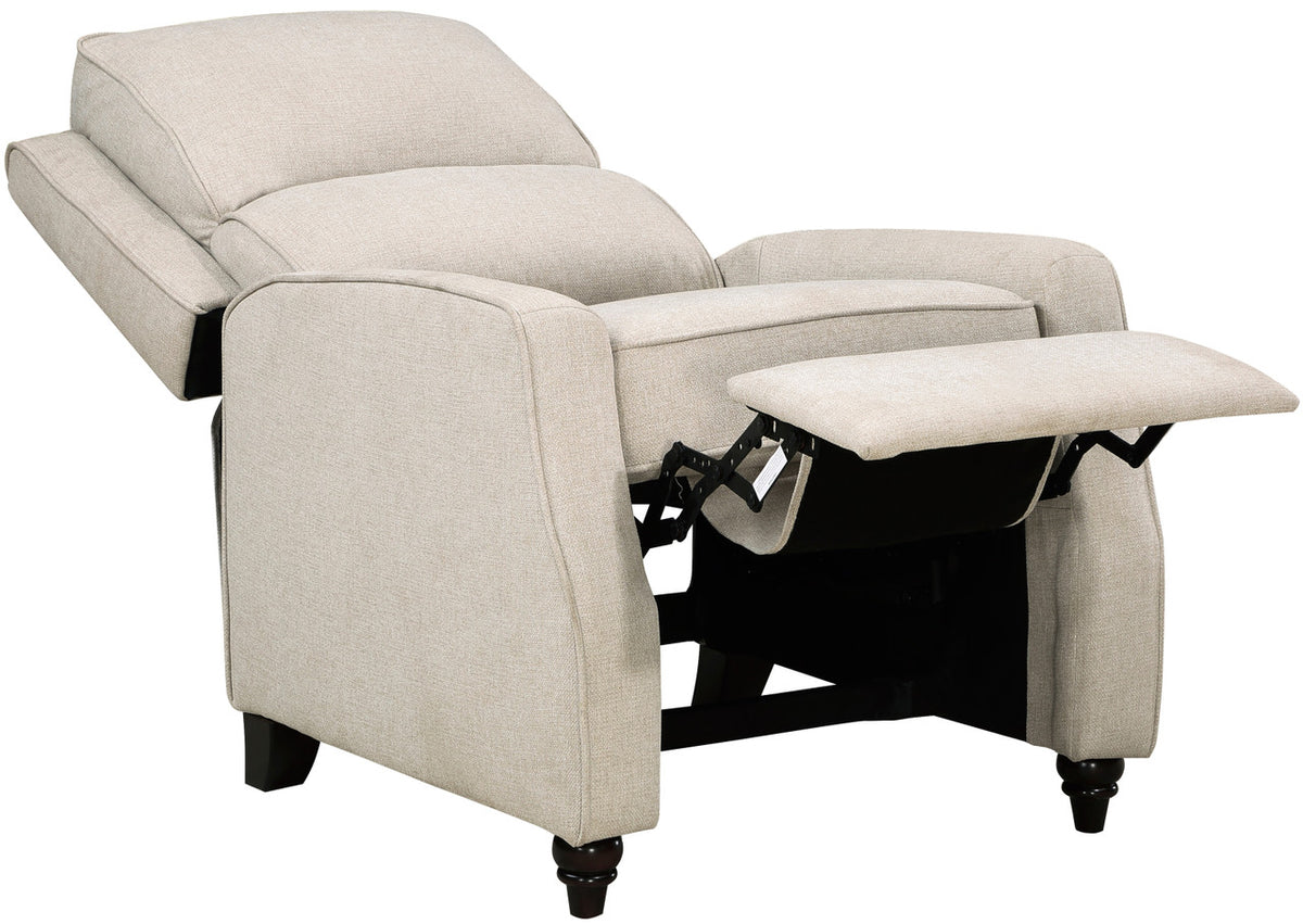 WIOTT Beige 30" Wide Push-Back Recliner