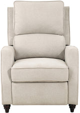 WIOTT Beige 30" Wide Push-Back Recliner