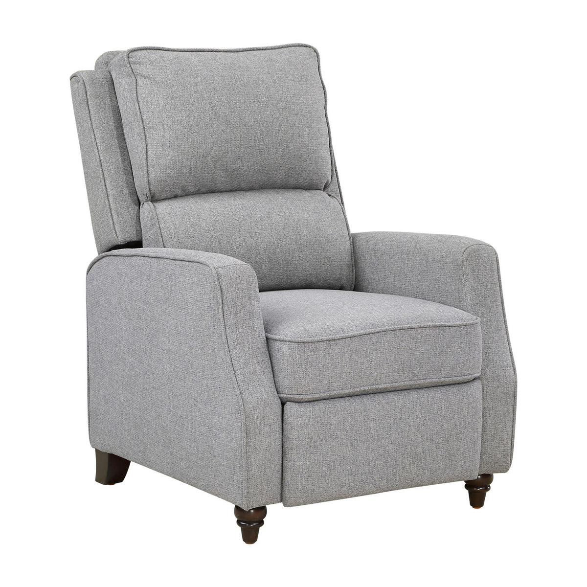 WIOTT Gray 30" Wide Push-Back Recliner