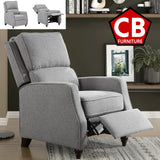 WIOTT Gray 30" Wide Push-Back Recliner