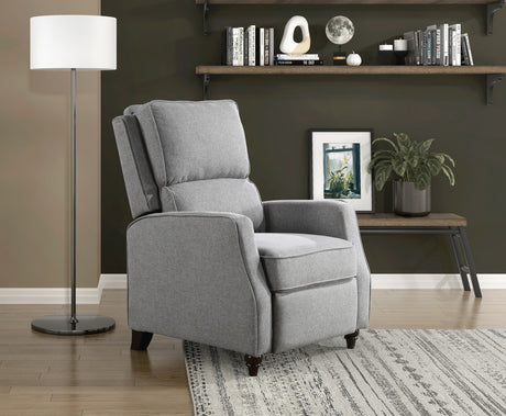 WIOTT Gray 30" Wide Push-Back Recliner