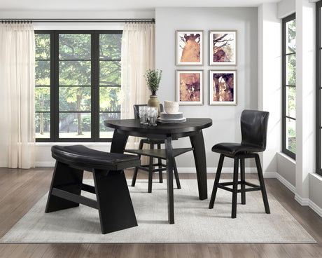 WORTHINGTON 54" Wide Triangular Bar-Height Table