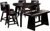 WORTHINGTON 6 Piece Bar Height Set