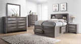 WATSON Gray 60" Height Storage Platform Bed