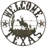 WELCOME TEXAS 36" Wide Wall Decor
