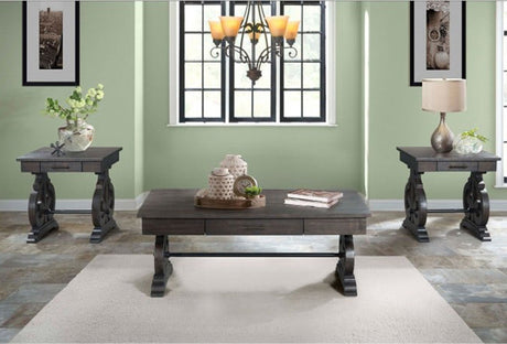 WESTIN Walnut 24" Wide Square Storage End Table