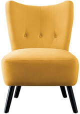 WILMA Yellow Accent Chair