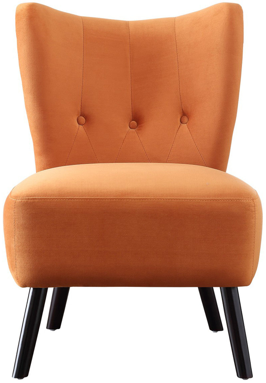 WILMA Orange Accent Chair