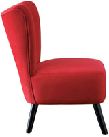 WILMA Red Accent Chair