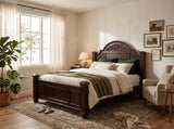 XIMENA Dark Walnut 64" Height Poster Bed