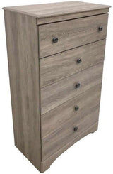 XERCES Aged Brown 30" Wide 5 Drawer Chest