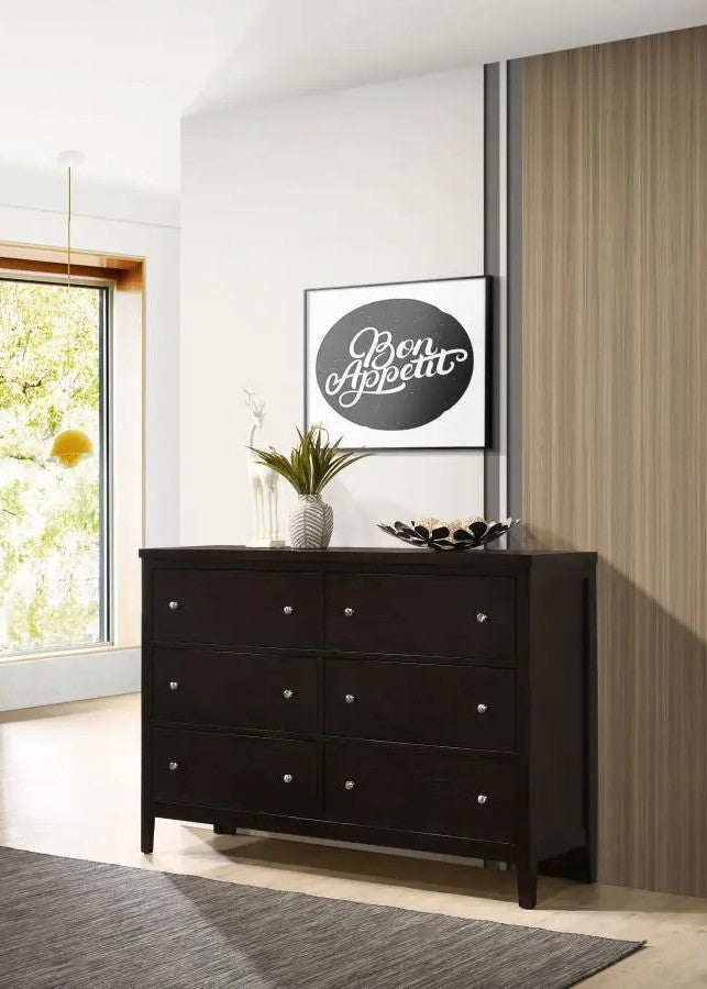ZADE Brown 61" Wide Dresser