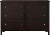 ZADE Brown 61" Wide Dresser