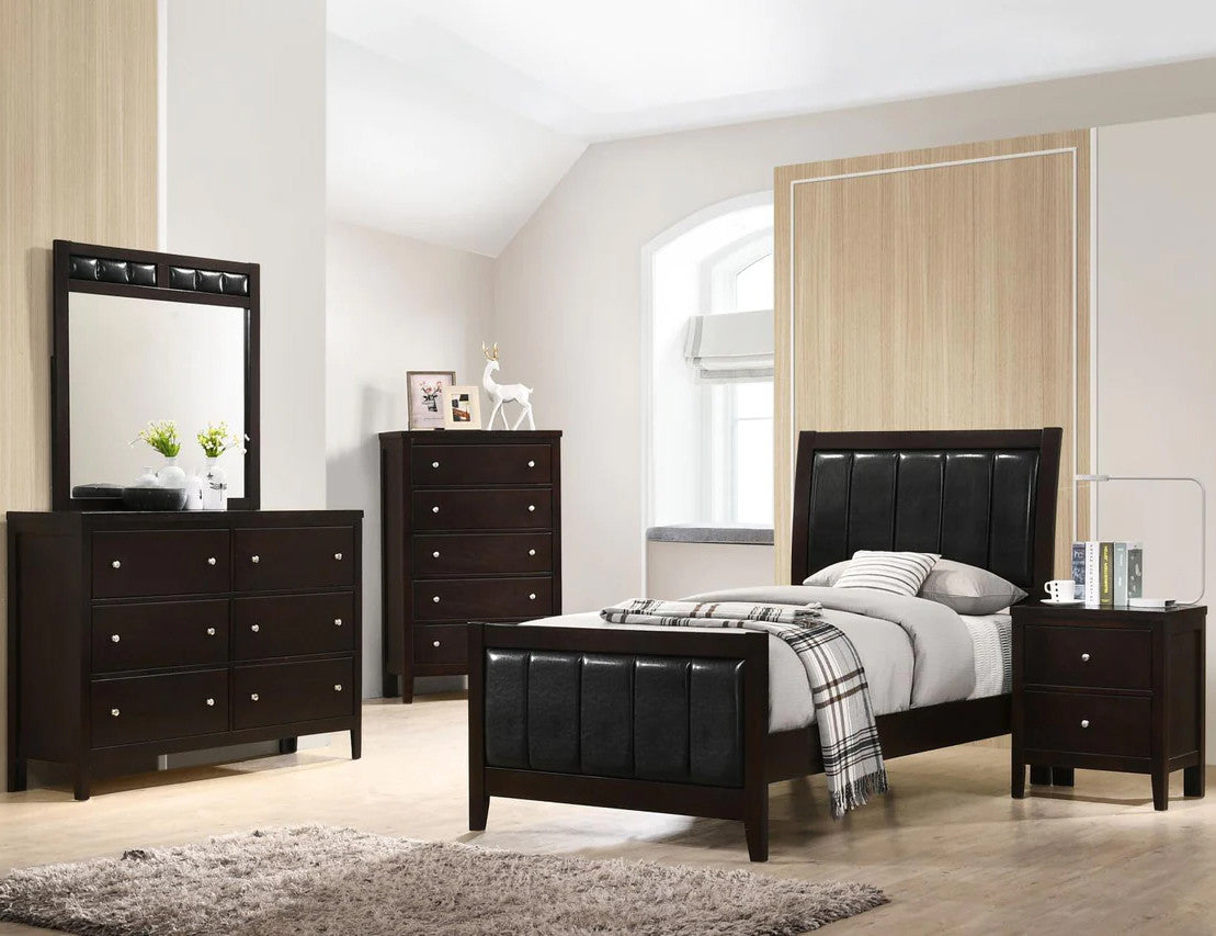 ZADE Brown Youth Bedroom Set