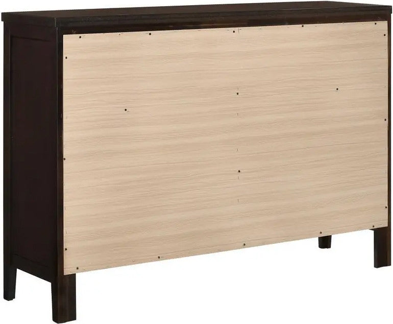 ZADE Brown 61" Wide Dresser