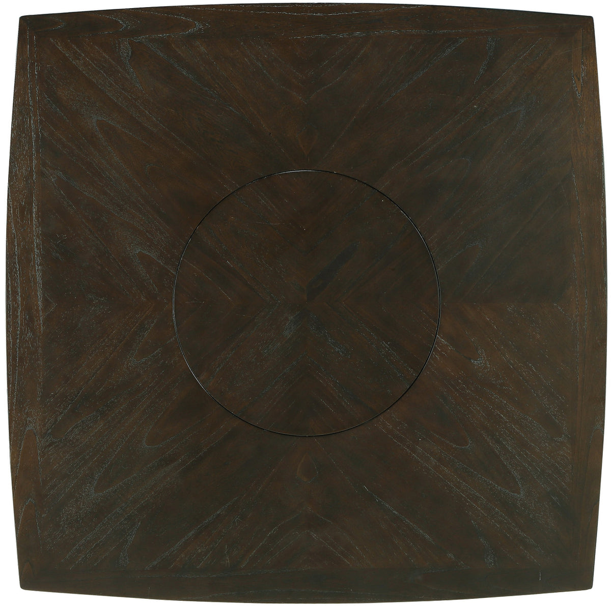 ZALFARI 54" Wide Counter Height Table with Lazy Susan