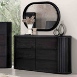 ZANDER Black 68" x 37" Height Dresser