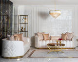 ZAYRA Cream Luxury Sofa & Loveseat