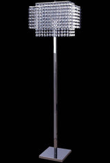 ZULEYMA Crystal 60" Height Floor Lamp
