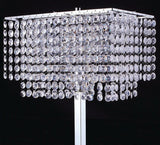 ZULEYMA Crystal 60" Height Floor Lamp