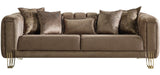 ZURICH Coffee Luxury Sofa & Loveseat
