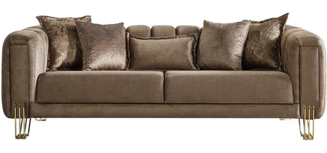 ZURICH Coffee Luxury Sofa & Loveseat