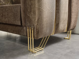 ZURICH Coffee Luxury Sofa & Loveseat