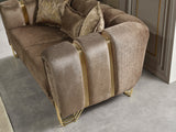 ZURICH Coffee Luxury Sofa & Loveseat