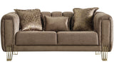 ZURICH Coffee Luxury Sofa & Loveseat