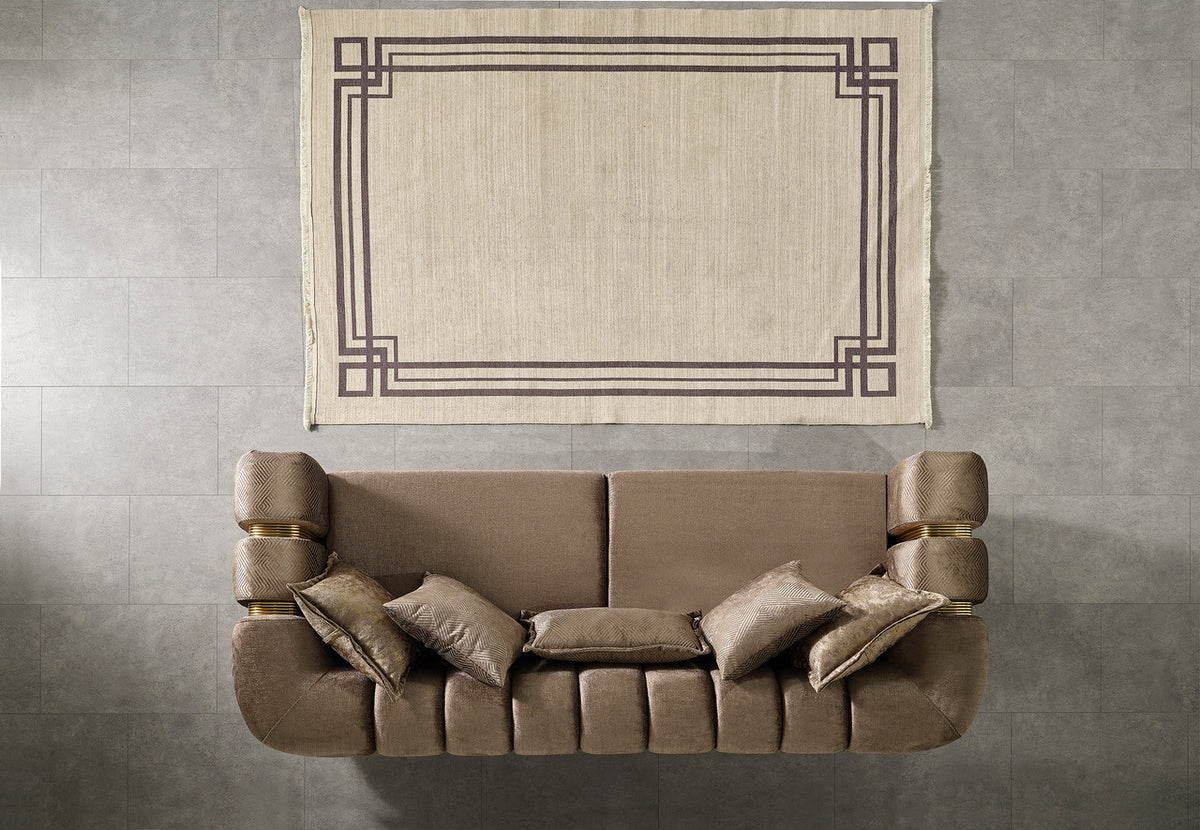 ZURICH Coffee Luxury Sofa & Loveseat