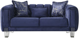 ZURICH Navy Luxury Sofa & Loveseat
