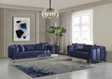 ZURICH Navy Luxury Sofa & Loveseat
